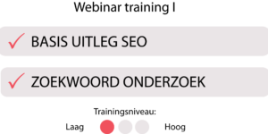 Webinar SEO training 1